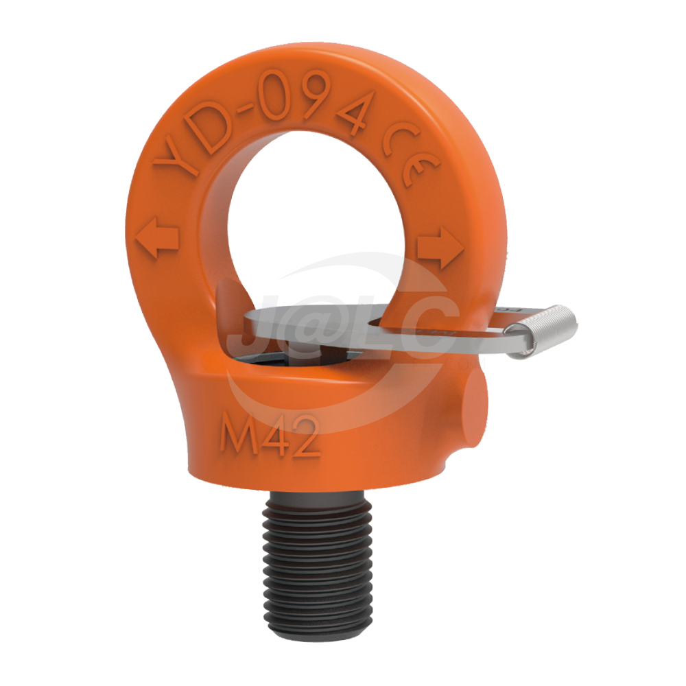 Stoppered Eye Swivel Hook (Orange)