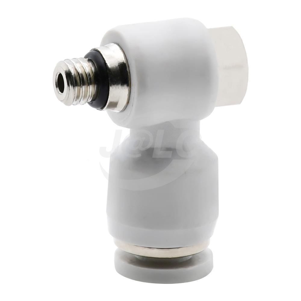 Precision Quick plug fitting, Single head hex bend joint, external thread-tube