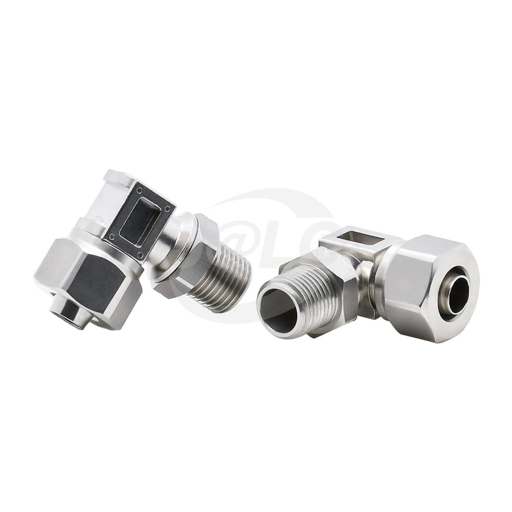 Precision Quick Twist fitting, straight head/ elbow fitting,external thread-tube