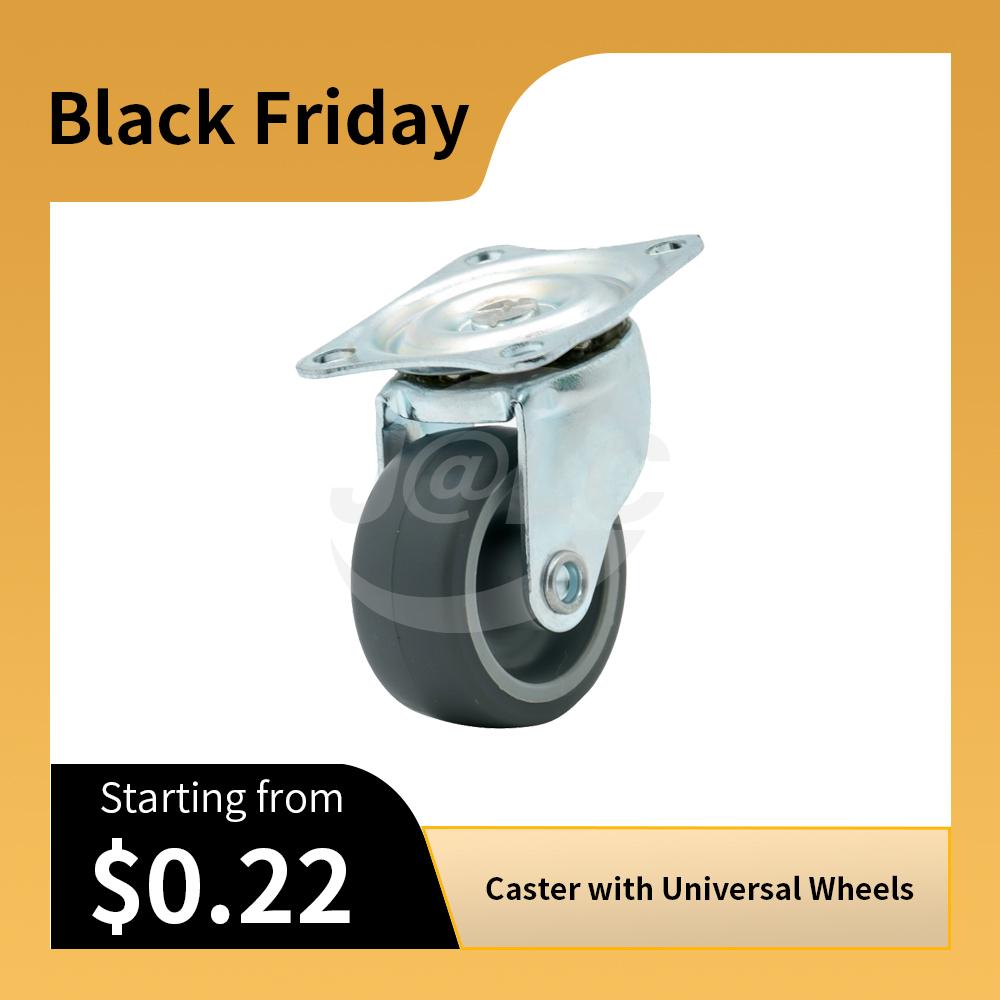 Caster with Universal Wheels