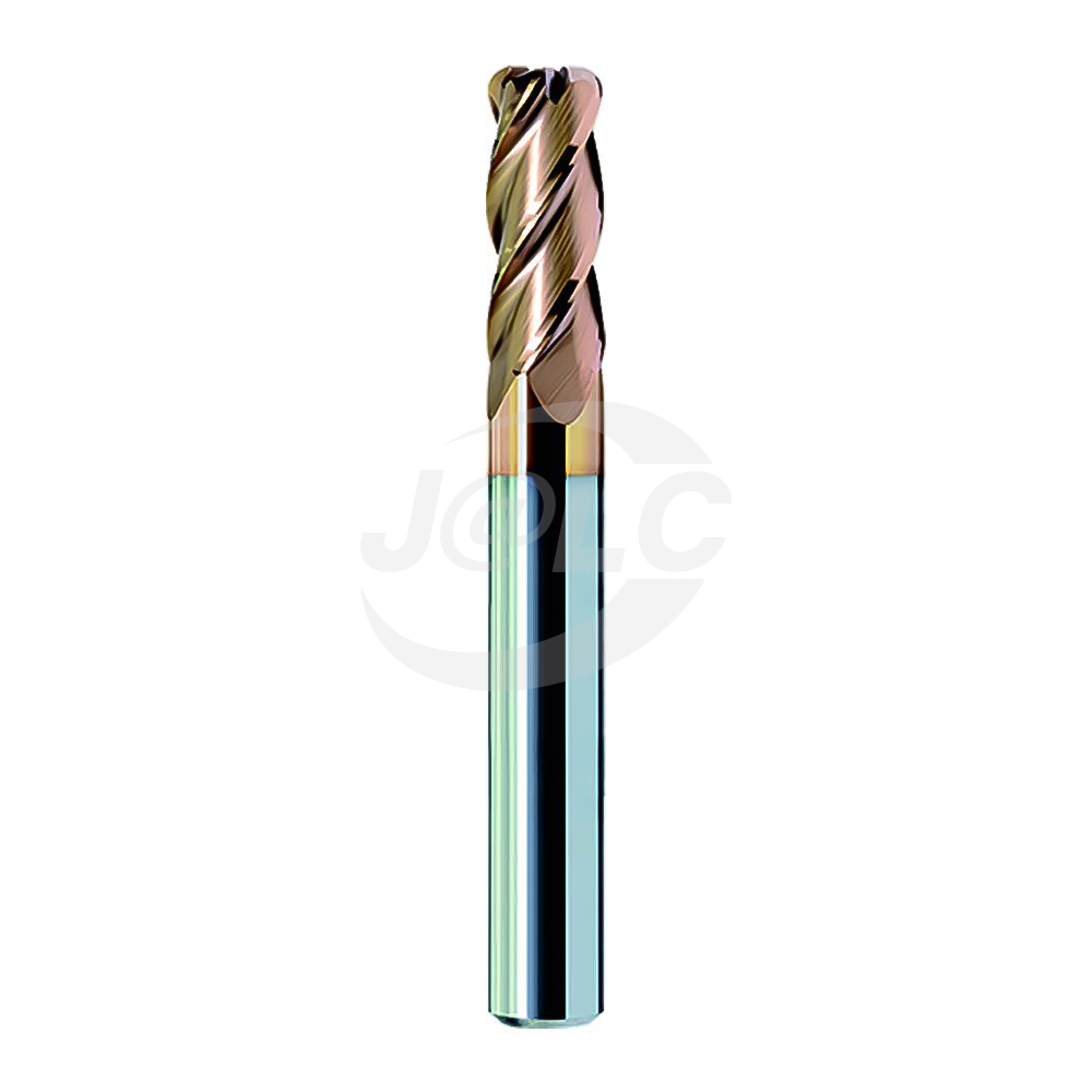 Circular arc end mill 4 blades High hardness steel processing