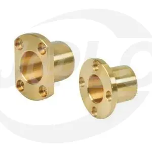 Oil Free Bushing Special Bronze Round Flange / Opposite Side Flange Inner Diameter Tolerance F7 Outer Diameter Tolerance h7