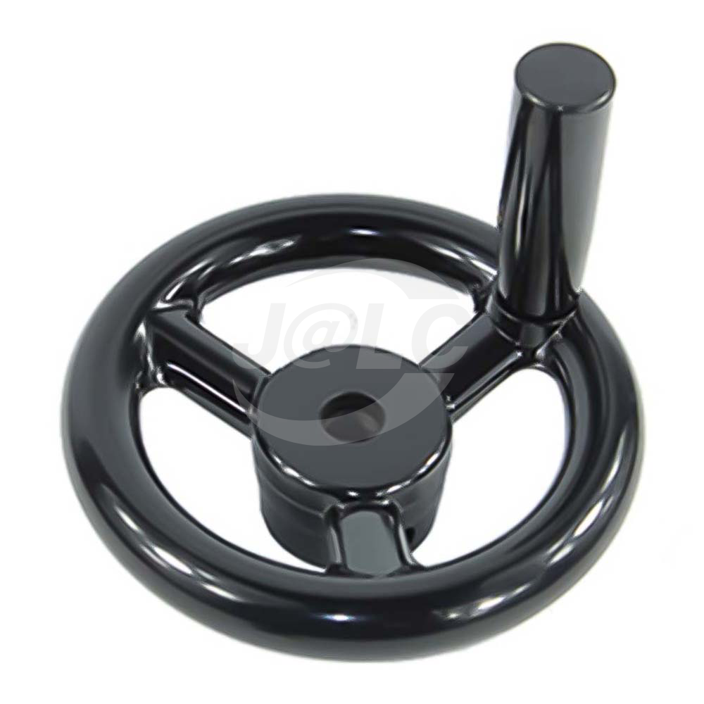 Three-piece round rim handwheel Rotary handle No opening